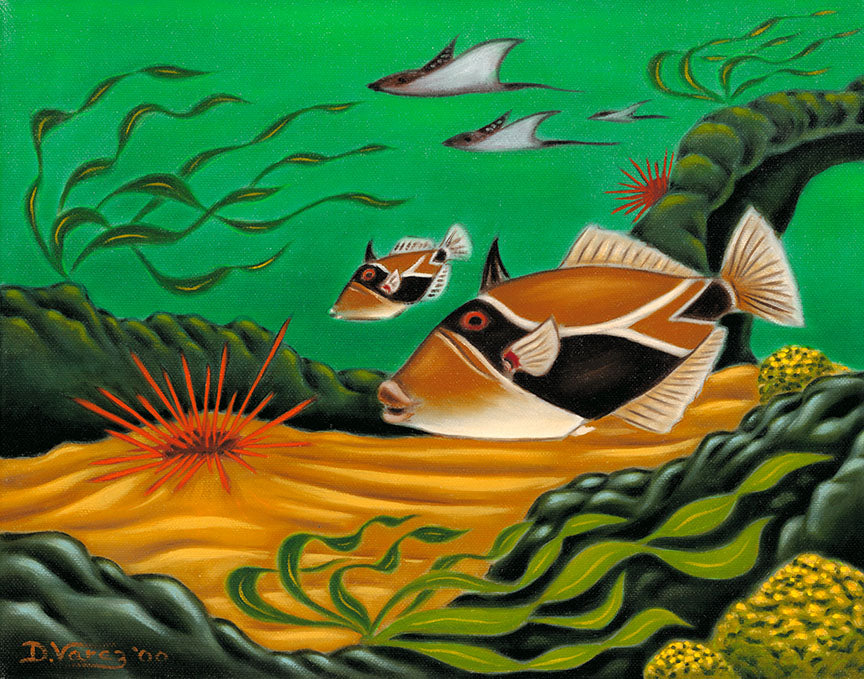 15 Humuhumu nukunuku a puaʻa by Hawaiʻi Artist Dietrich Varez