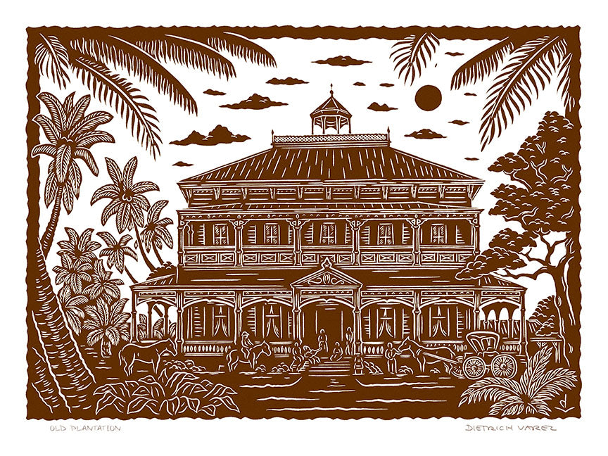 L101 Old Plantation by Hawaiʻi Artist Dietrich Varez – Dietrich
