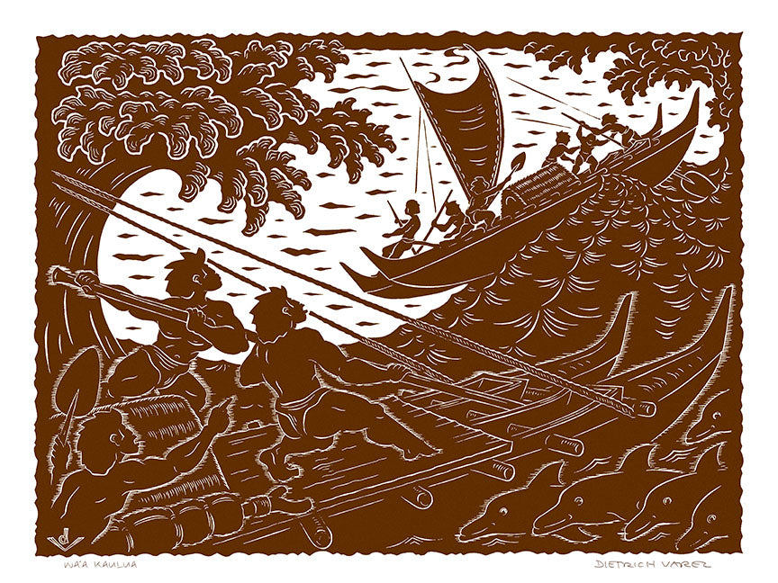 L75 Waʻa Kaulua by Hawaiʻi Artist Dietrich Varez – Dietrich Varez
