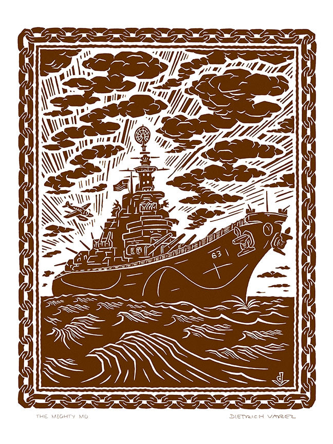 L92 The Mighty Mo by Hawaiʻi Artist Dietrich Varez – Dietrich