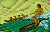23 Hawaiian Surfer by Hawaii Artist Dietrich Varez