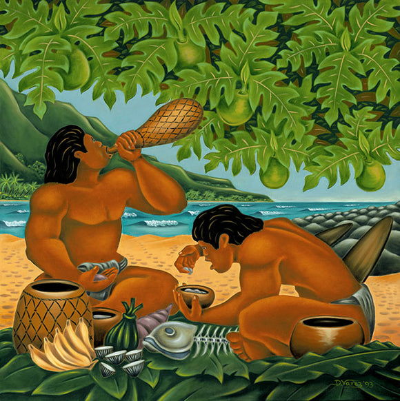 34 The Feast by Hawaii Artist Dietrich Varez