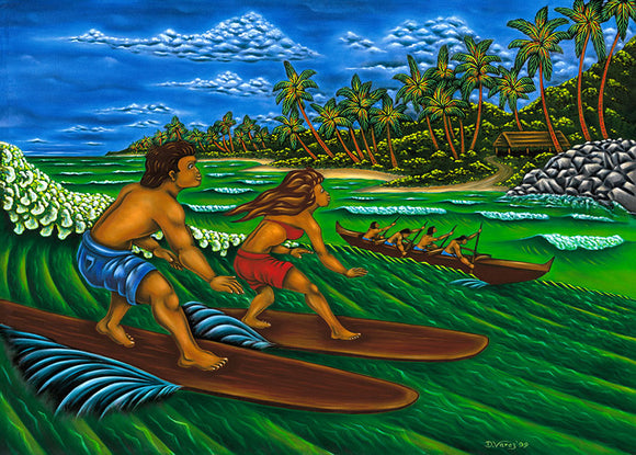66 Pakaka Nalu by Hawaii Artist Dietrich Varez