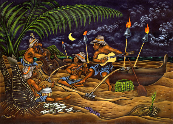 70 Torch Jam by Hawaii Artist Dietrich Varez