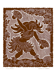 L82 Hula Dancer by Hawaii Artist Dietrich Varez