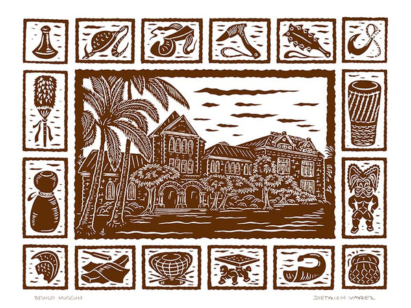 L93 Bishop Museum by Hawaiʻi Artist Dietrich Varez – Dietrich