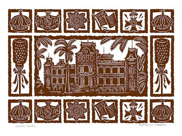 L94 'Iolani Palace by Hawaii Artist Dietrich Varez