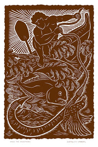 M39 Maui the Fisherman by Hawaii Artist Dietrich Varez