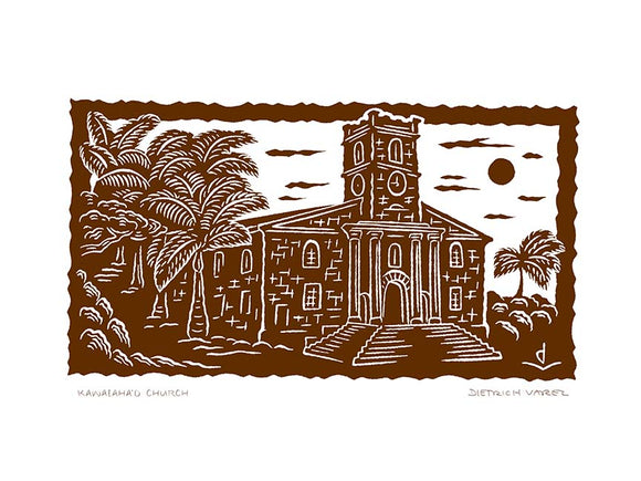 P19 Kawaiahao Church by Hawaii Artist Dietrich Varez